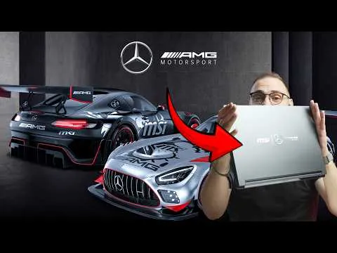 AMG лаптоп?! 🤯 MSI направиха НЕЩО УНИКАЛНО! Unboxing + първи впечатления! ⚡️